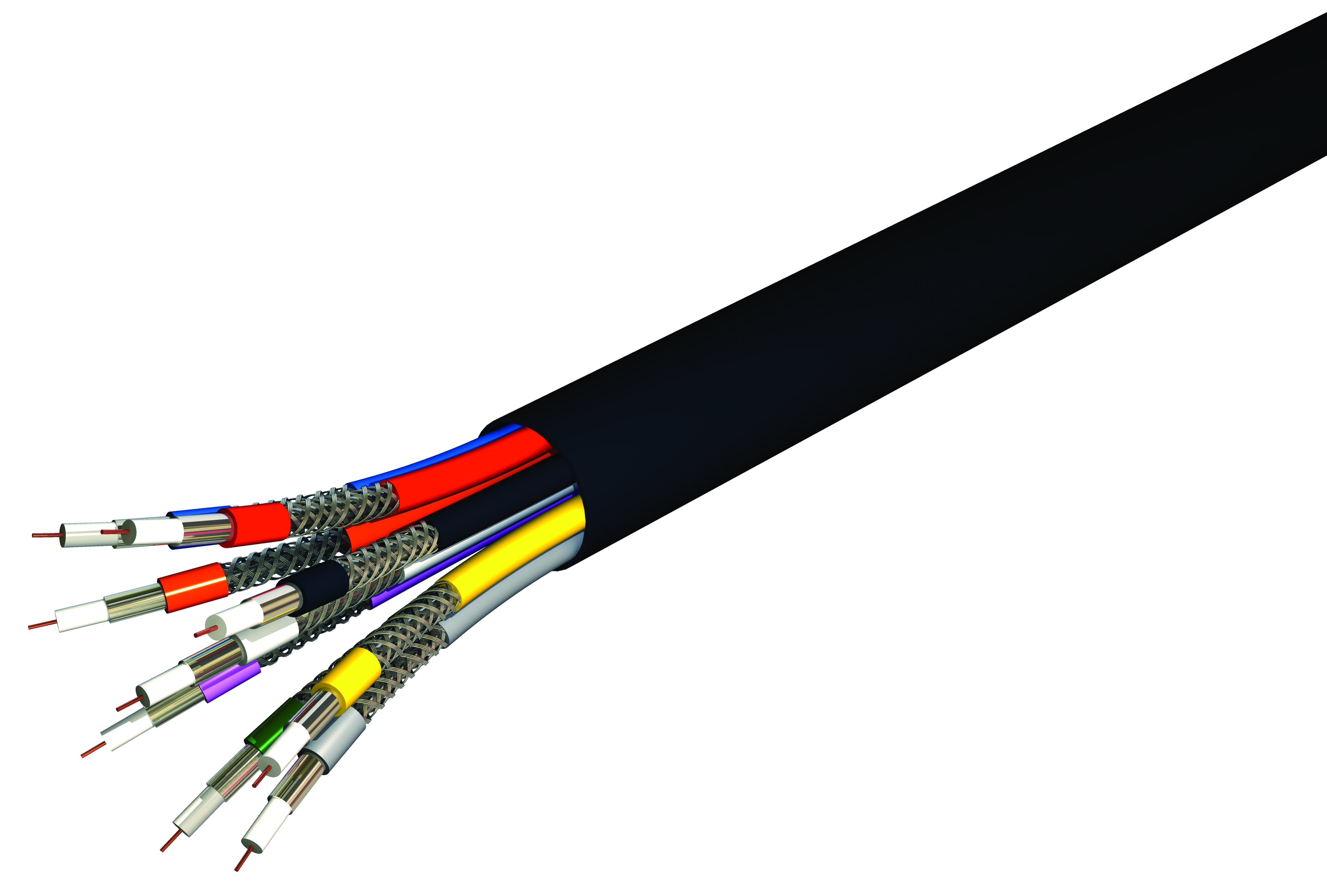 CAE Data - Câble antenne multicoaxial intérieur/extérieur ? PVC