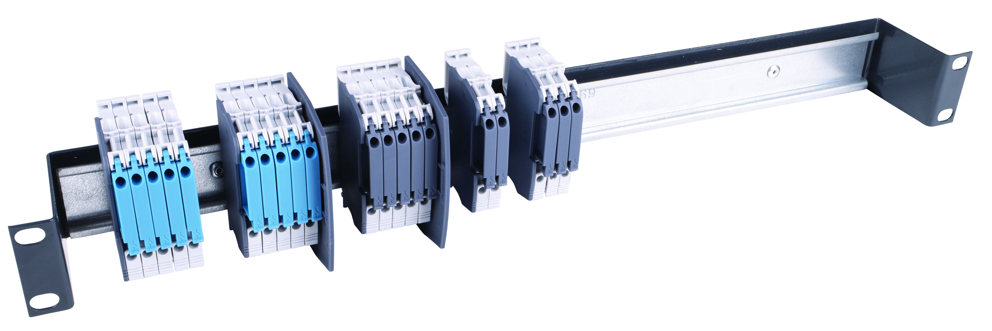 CAE Data - Kit de raccordements 20 borniers montés sur rail DIN 19''