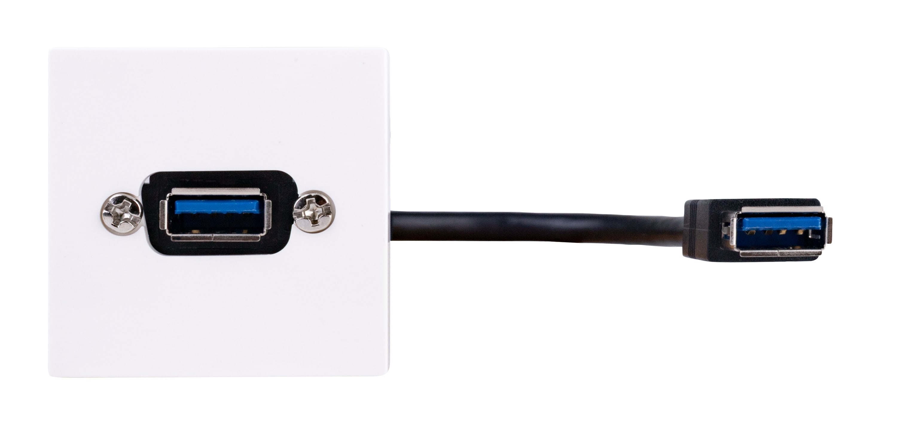 CAE Data - PLASTRON USB A 3.0 AVEC CORDON EMBASE FEMELLE