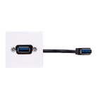 CAE Data - PLASTRON USB A 3.0 AVEC CORDON EMBASE FEMELLE