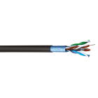 CAE Data - Câble souple AWG24 Gigabit Ethernet SF/UTP Gaine PUR bleue.AUDIOLAN24