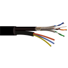 CAE Data - CABLE HYBRIDE ETHERNET 6A COMPOSE DE : 1 x AUDIOLAN6A