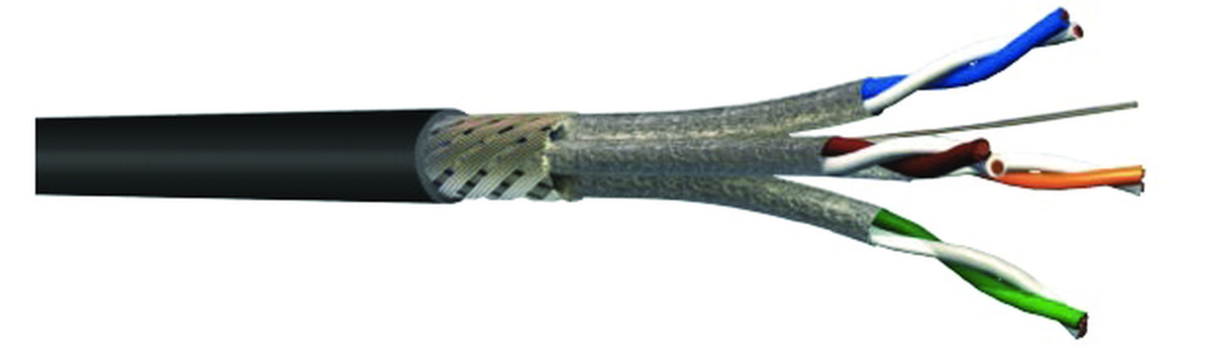 CAE Data - CABLE CAT.6A - SOUPLE - S/FTP 4 PAIRES SOUPLES - AWG23