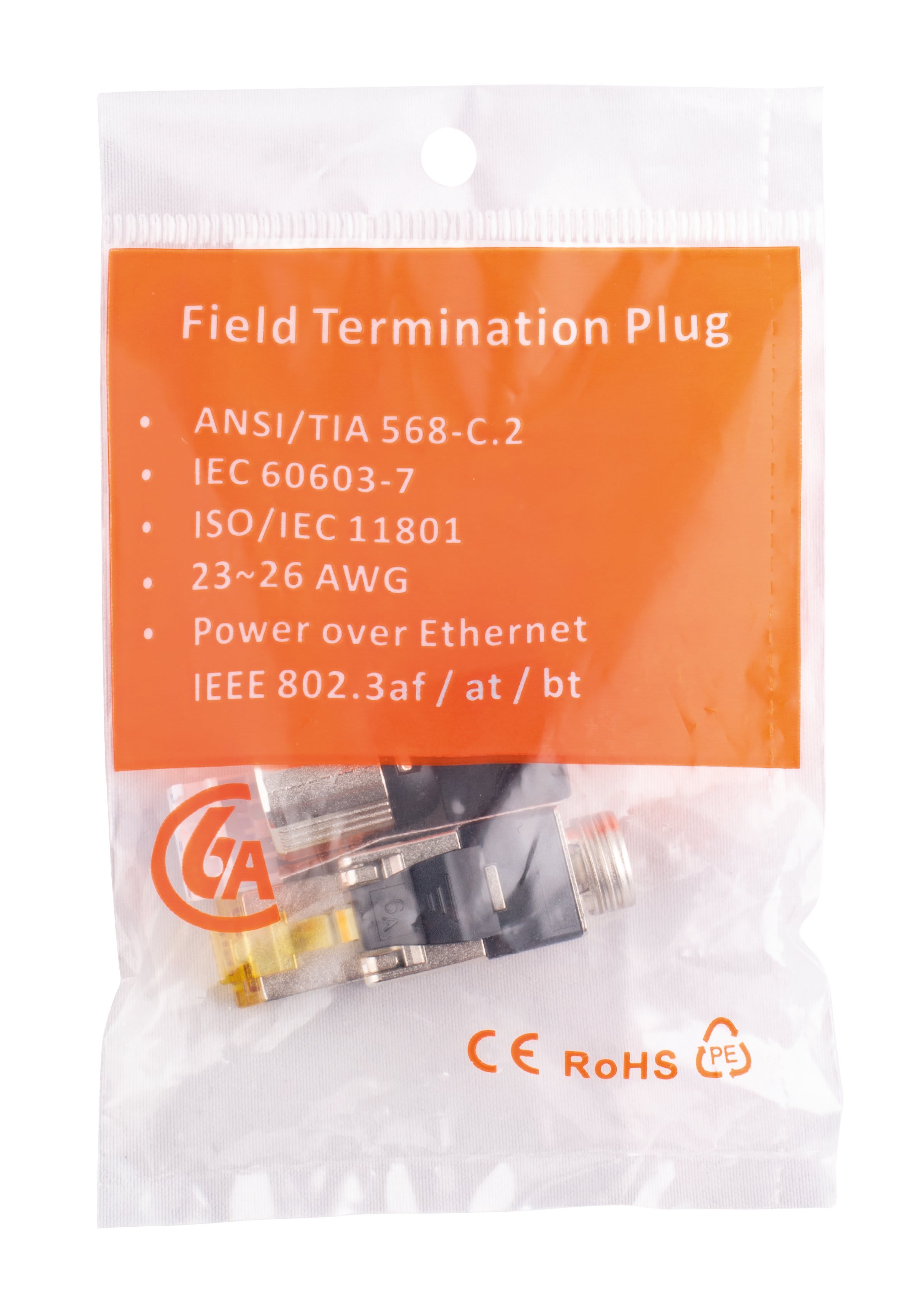 Connecteur RJ45 blindé Cat6A ISO Adv. sans outil