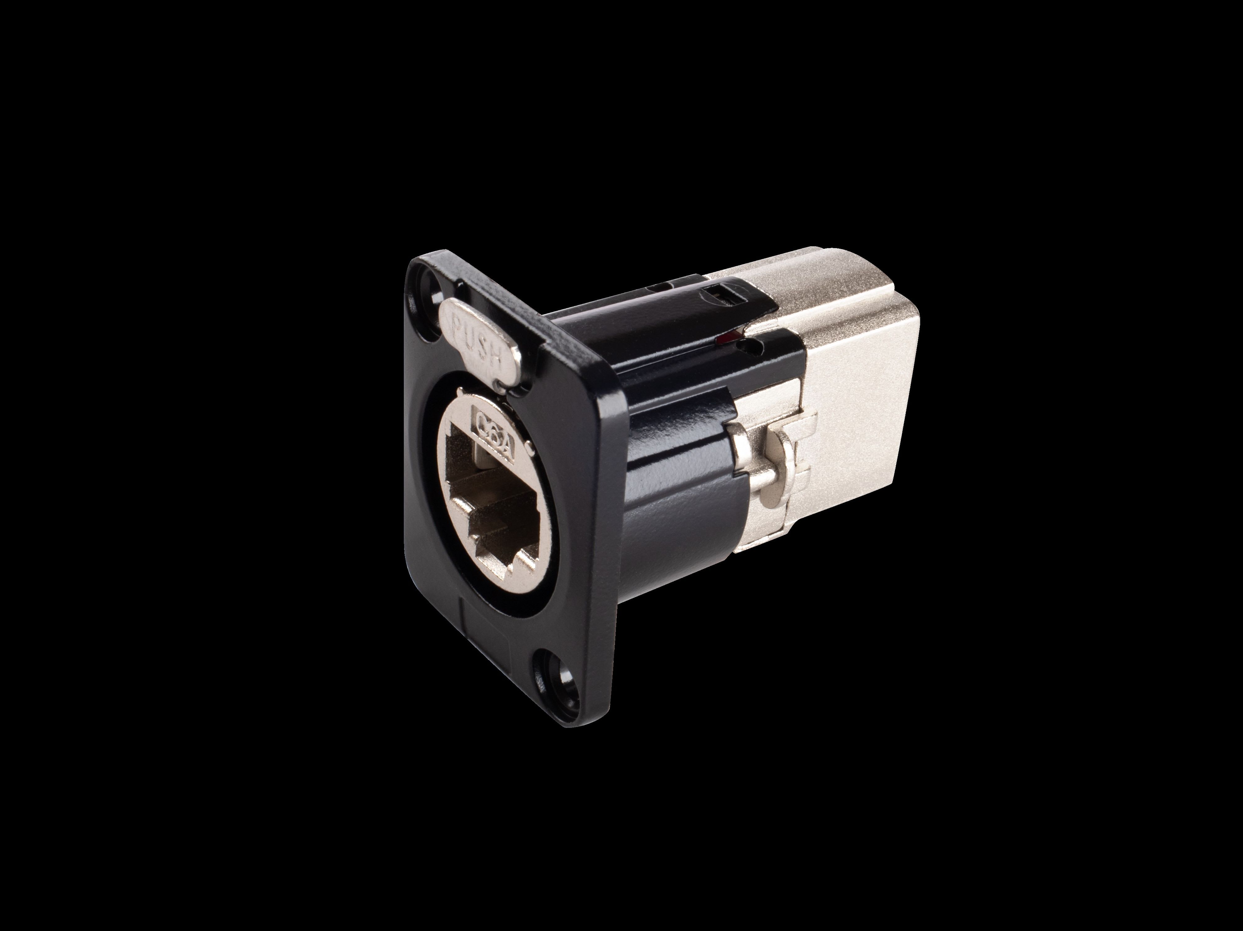 CAE Data - EMBASE RJ45 CAT.6A NOIR EMBASE SERIE D - CORPS NOIR