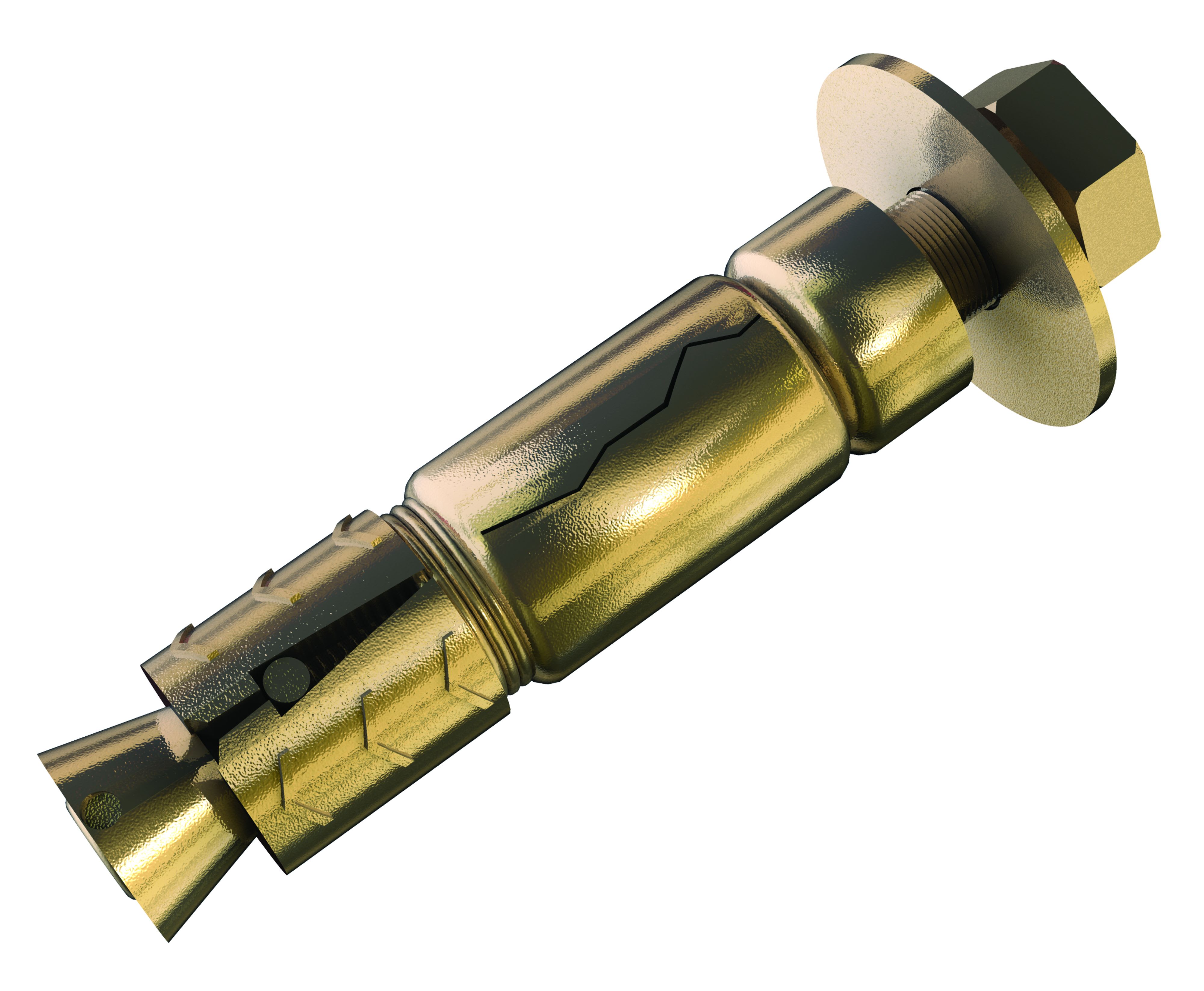 CAE Data - Cheville en fonte M8, avec tirefond et rondelle