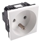 CAE Data - PRISE 240V 2 POLES + T 45X45 BLANC