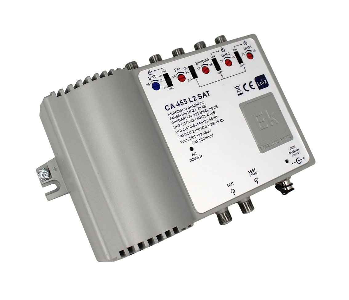 CAE Data - AMPLIFICATEUR MULTIBANDES TER UHF 45DB   SAT 45DB