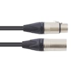 CAE Data - CORDON AUDIO NUMERIQUE - 15M XLR MALE 3 PTS - CORPS NICKEL XLR FEMELLE 3 PTS - C