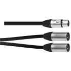 CAE Data - CORDON INSERT XLR - 0.50M 2 x XLR 3PTS MALES - SEETRONIC XLR 3PTS FEMELLE - SEET