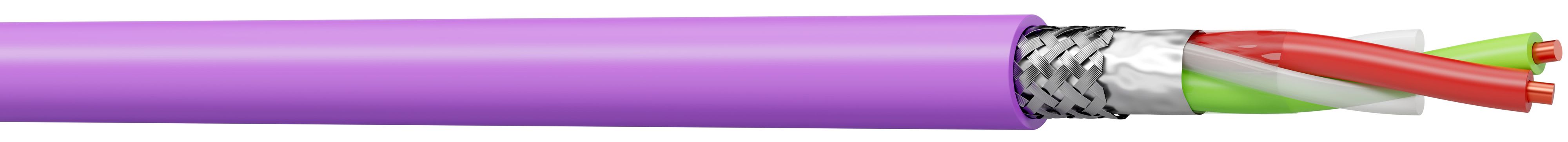 CAE Data - PROFIBUS 1P0.64 LSZH C1 VIOLET