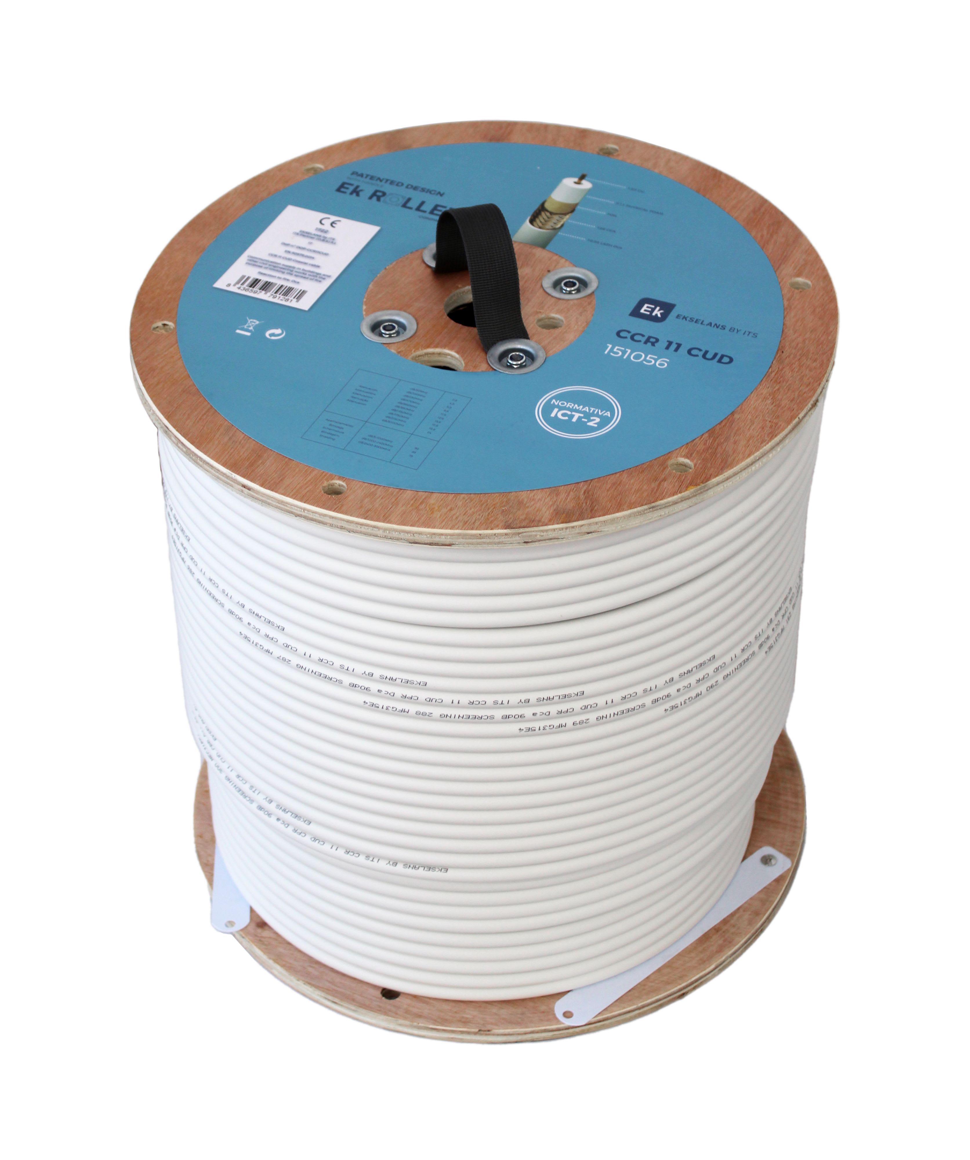 CAE Data - COAXIAL 11DB LSZH BLANC DCA T COMPATIBLE EK ROLLER