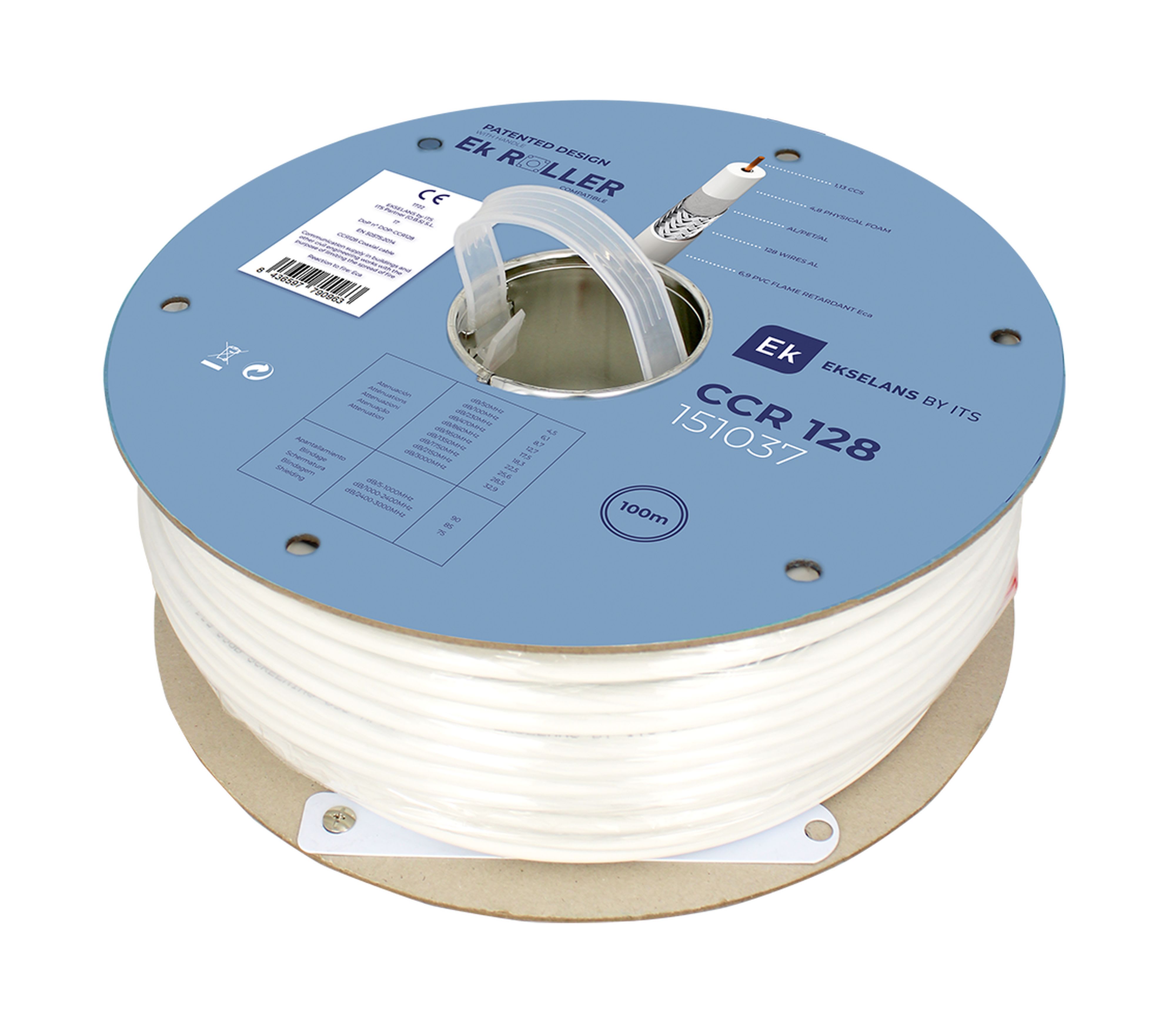 CAE Data - COAXIAL 17DB CLASS A PVC BC 4 COMPATIBLE EK ROLLER