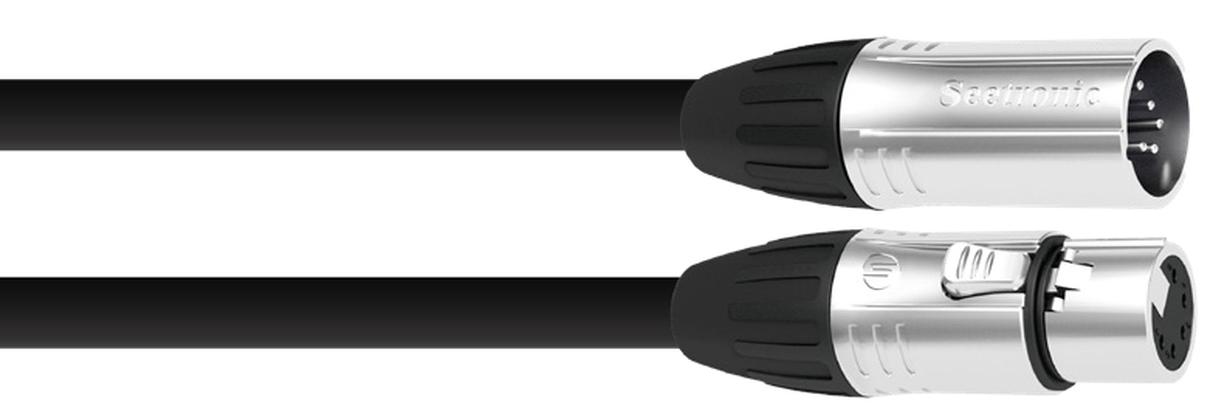 CAE Data - CORDON 1XDMX512N - 15M CABLE 1XDMX512 - GAINE PVC NOI XLR MALE / FEMELLE 5 PTS -