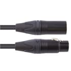 CAE Data - Cordon DMX512N avec XLR male 5 points et XLR femelle 5 pts noir NEUTRIK