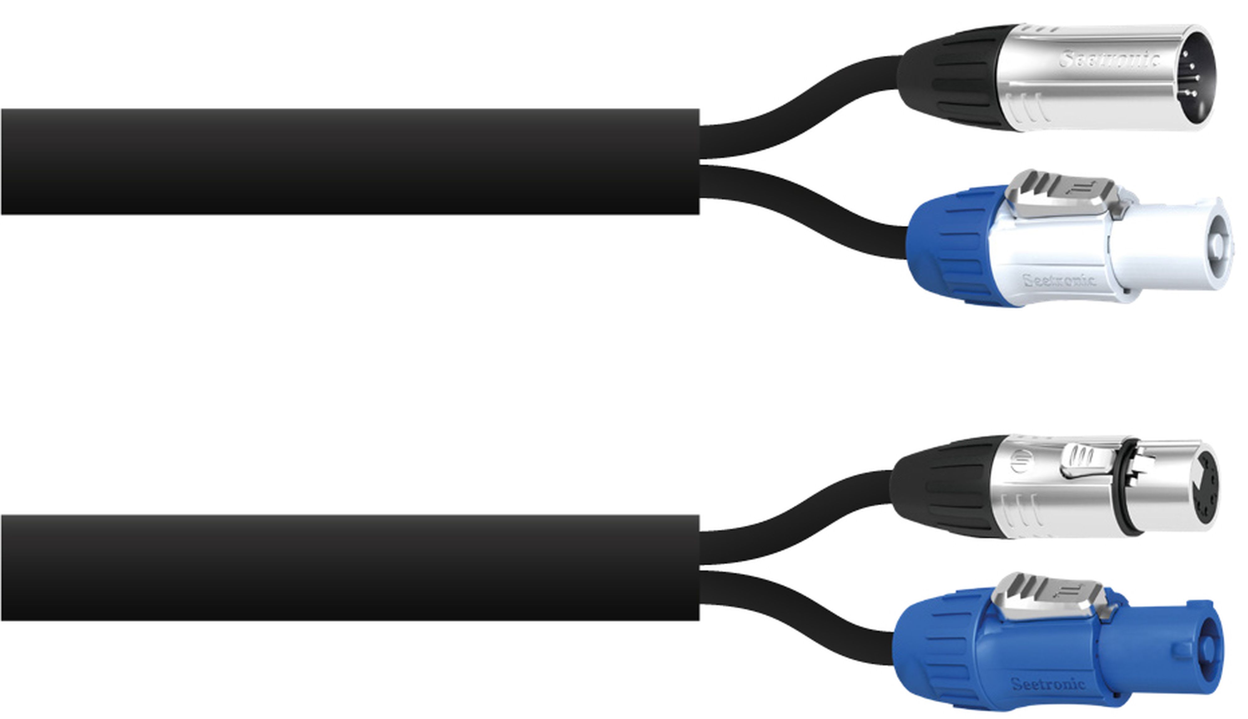 CAE Data - CORDON DMX - 1XDMXPOWER - 5M COTE 1 : SCMF5 / SAC3FCA COTE 2 : SCMM5 / SAC3FCB