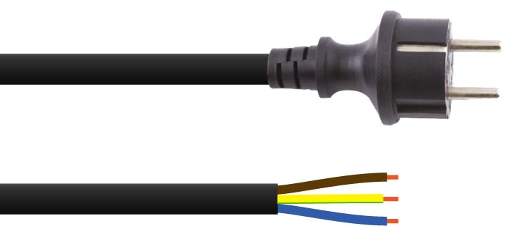CAE Data - CORDON RNF3G2.50 MM2 - 2M FICHE 16A MALE
