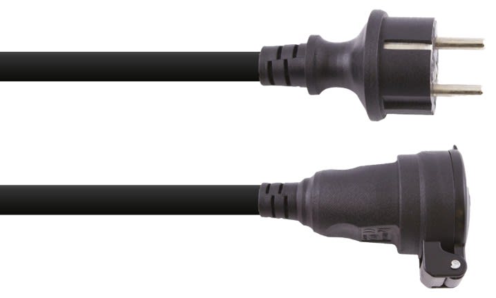 CAE Data - CORDON RNF3G2.50MM2 - 5M FICHE P16 MALE MOULE FICHE P16 FEMELLE MOULE CAPOT