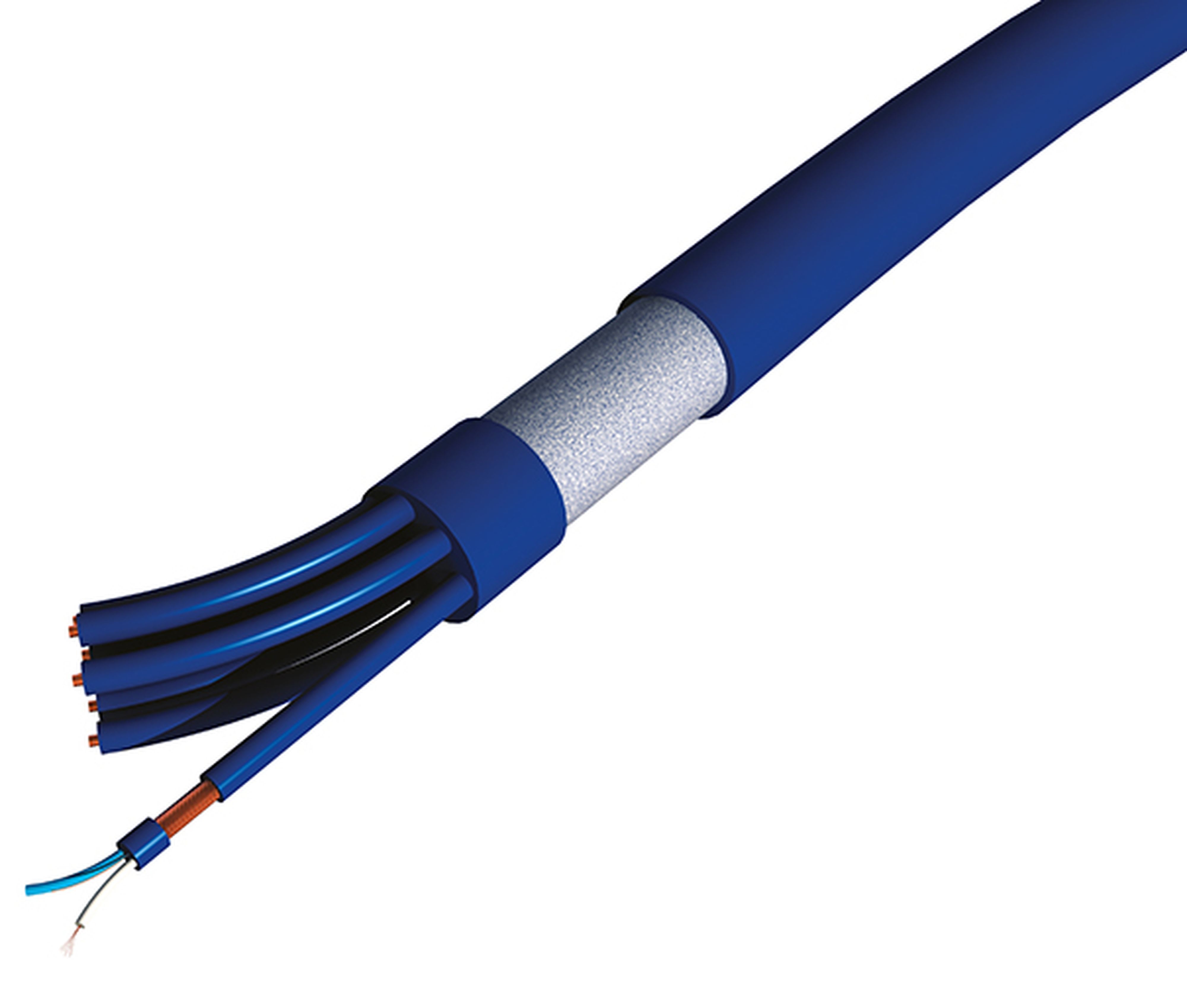 CAE Data - AUDIO NUMERIQUE 24 PAIRES 0.22 MM2 - PVC BLEU