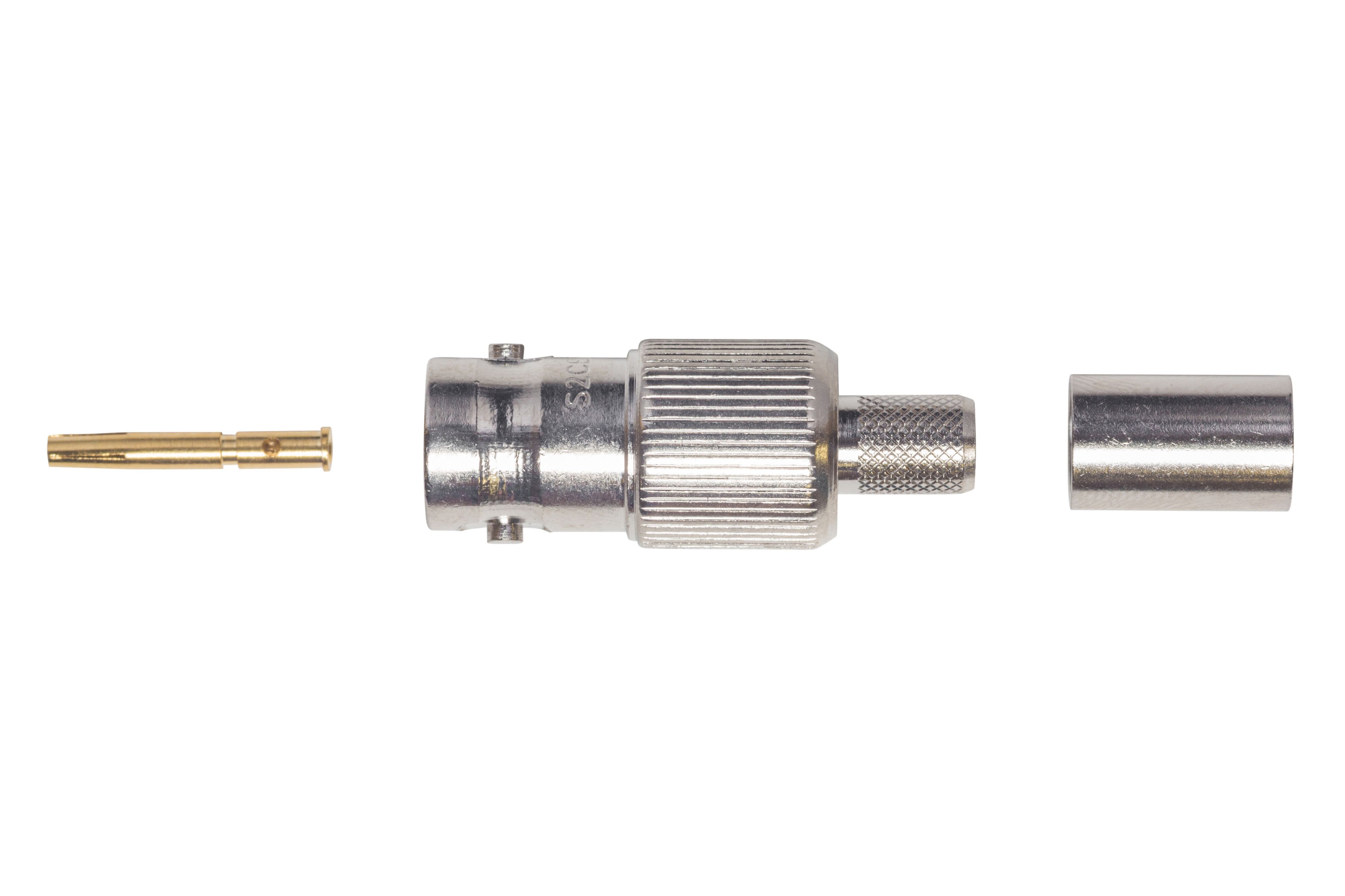CAE Data - BNC FEMELLE A SERTIR POUR CABLES : KX6 - RG59BU 75 OHM