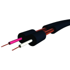 CAE Data - Câble audio syndex 1 x AWG24 asymétrique renforcé - Bobine de 100m