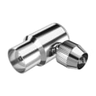 CAE Data - Connecteur IEC Femelle métal coudé 9.52mm