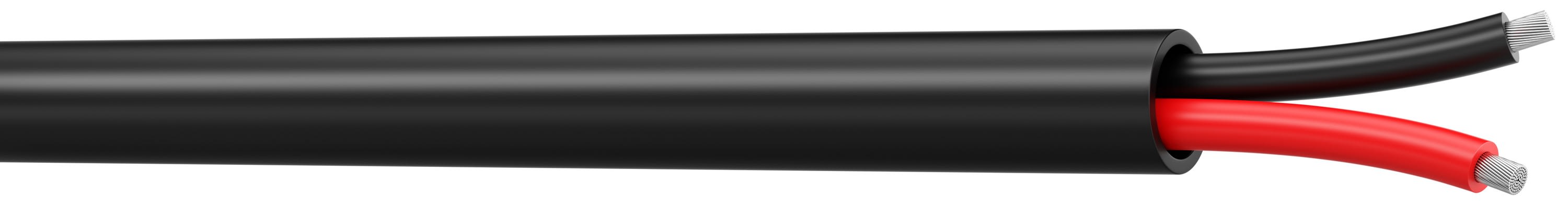 CAE Data - CABLE HP 2X2.50 NOIR LSZH 200M POUR INSTALLATION