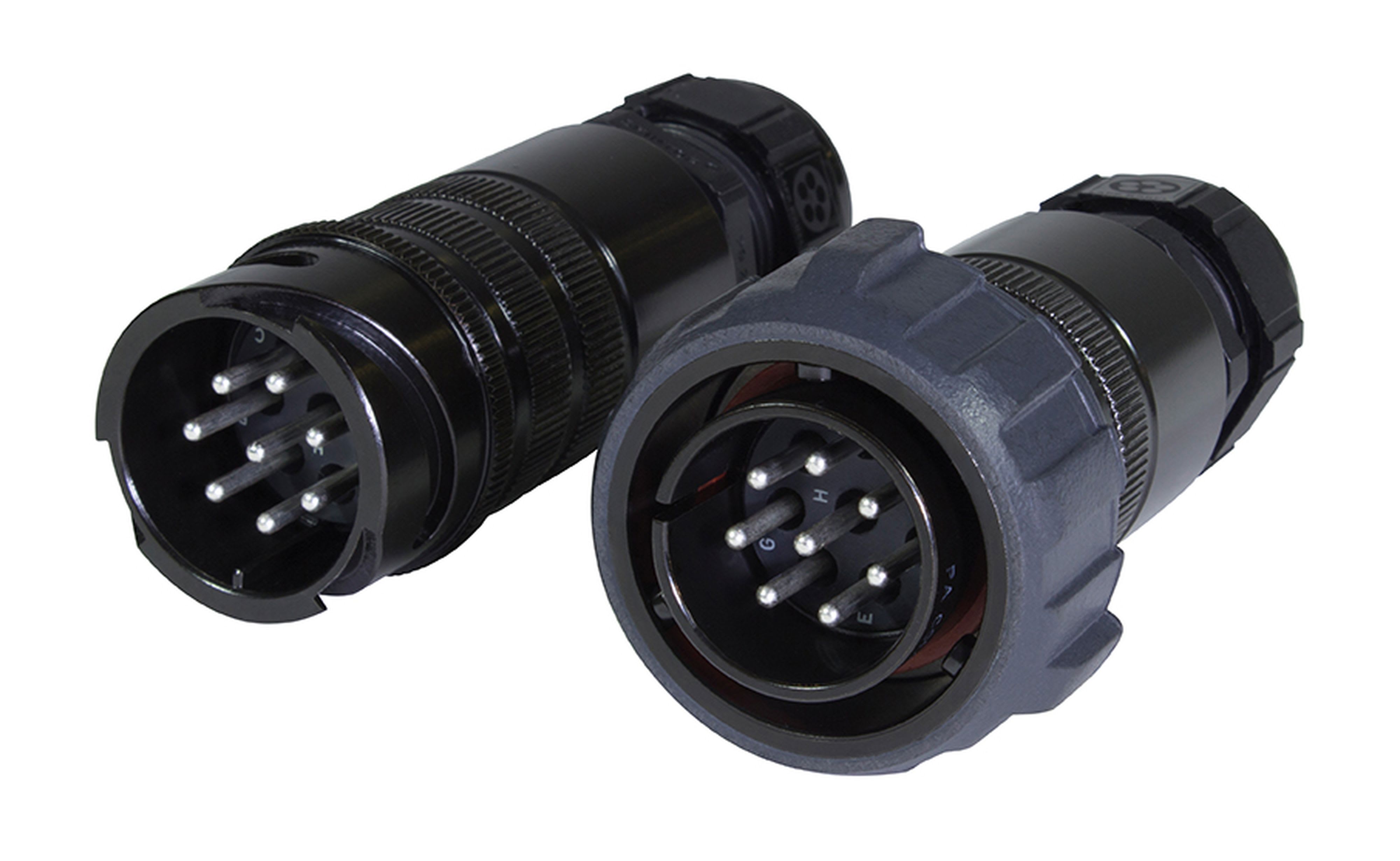 CAE Data - FICHE HP 8 POLES - MALE AVEC BAGUE DE VERROUILLAGE