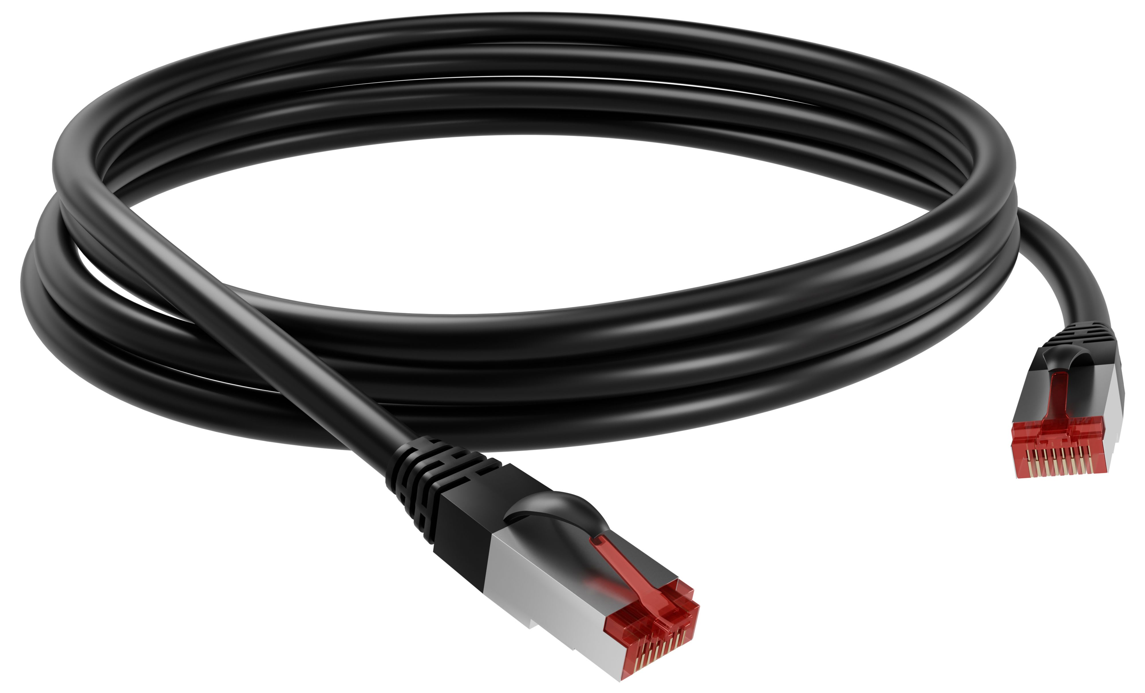 CAE Data - CORDON 6A S/FTP PUR 30M NOIR AWG26/7 Cu