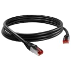 CAE Data - CORDON 6A S/FTP PUR 30M NOIR AWG26/7 Cu