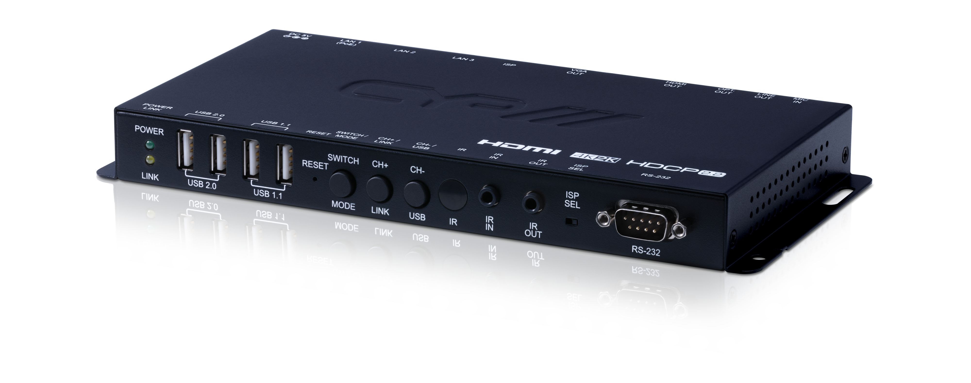 CAE Data - Re?cepteur 1 x HDMI ou VGA via IP - 4K 4:2:0 60Hz ou 4K 4:4:4 30Hz