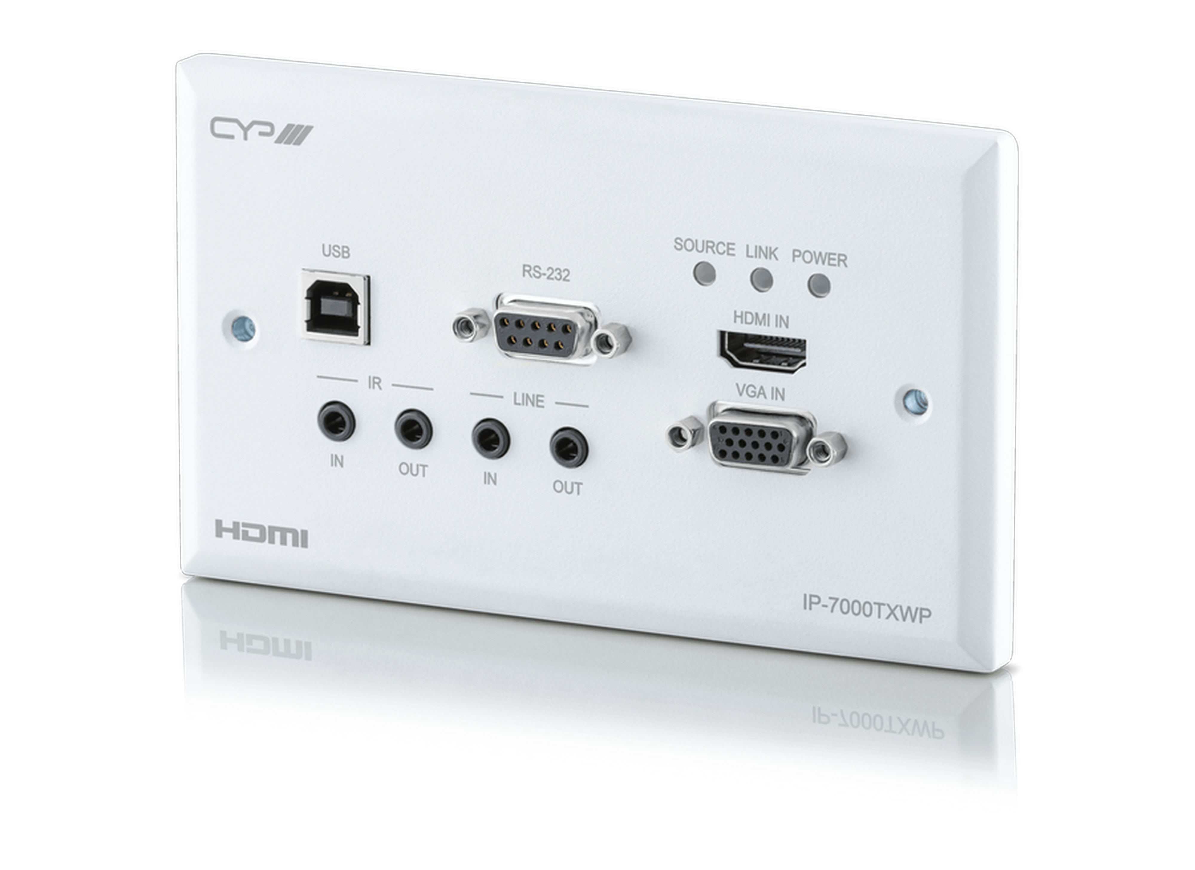 CAE Data - E?metteur platine mural 1 x HDMI ou VGA via IP