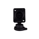 CAE Data - Connecteur XLR 5 broches avec couvercle de protection IP65 ? mâle-noir-SEETRONIC