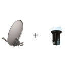 CAE Data - KIT PARA ACIER 60cm+LNB SINGLE EMBALLAGE PAR 4 PCES