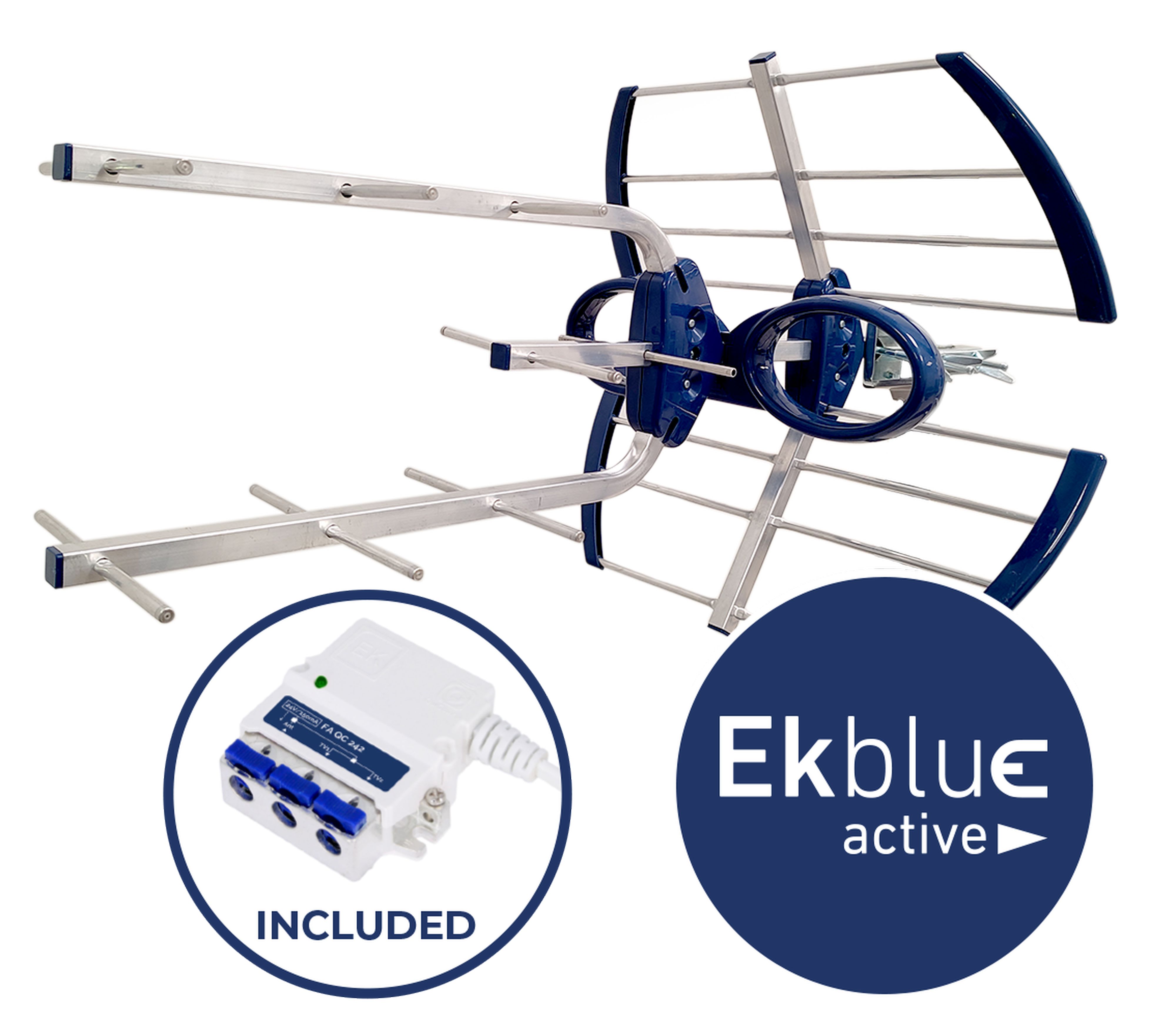 CAE Data - KIT ANTENNE UHF LTE 5G ACTIVE AVEC ALIMENTATION