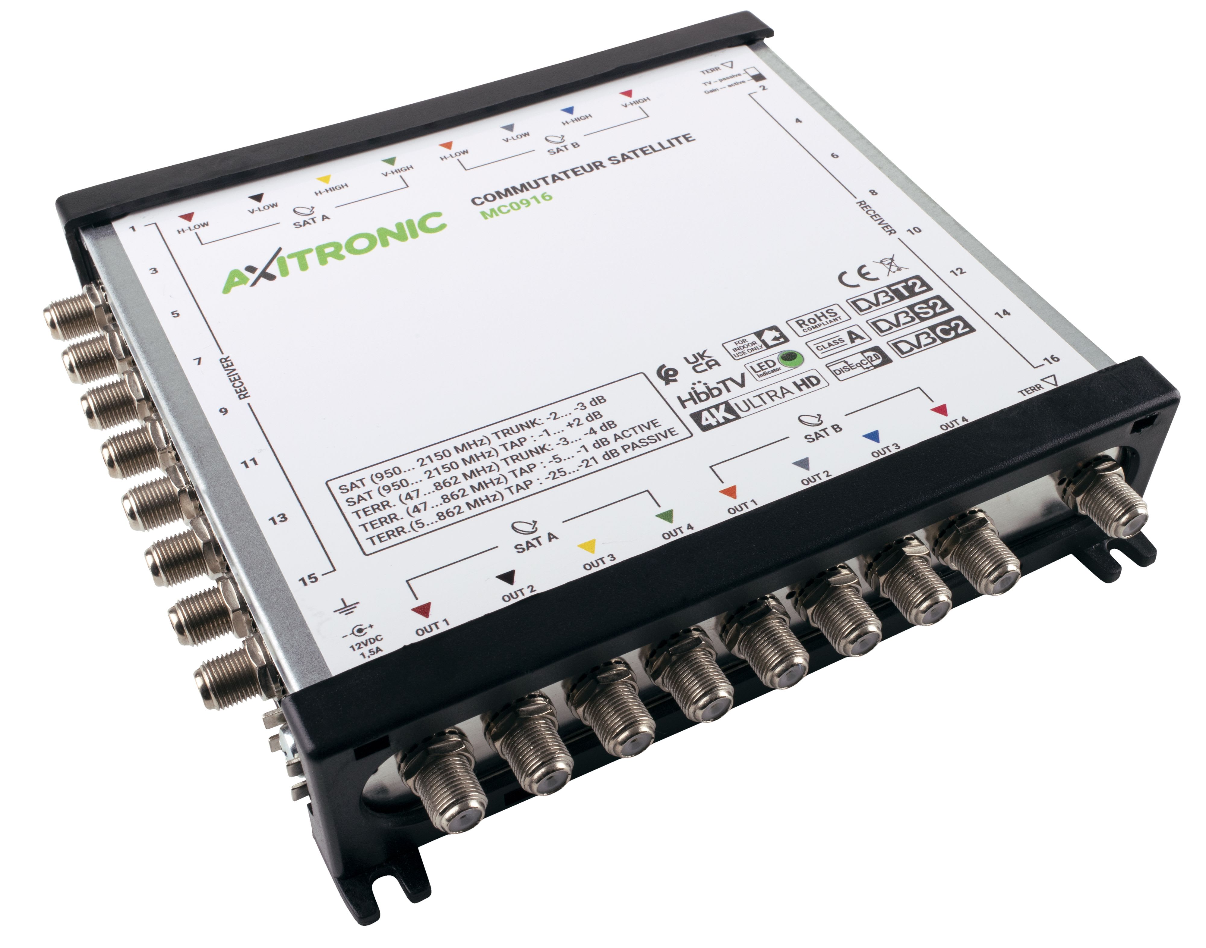 CAE Data - MULTISWITCH CASCADABLE OU TERMINAL 9E/16S