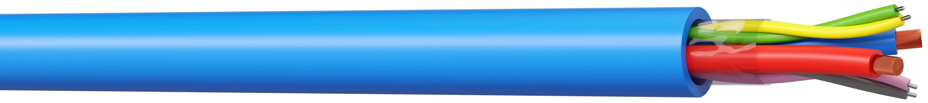 CAE Data - CABLE BLEU 2X1.5MM2 +2X2X5/10
