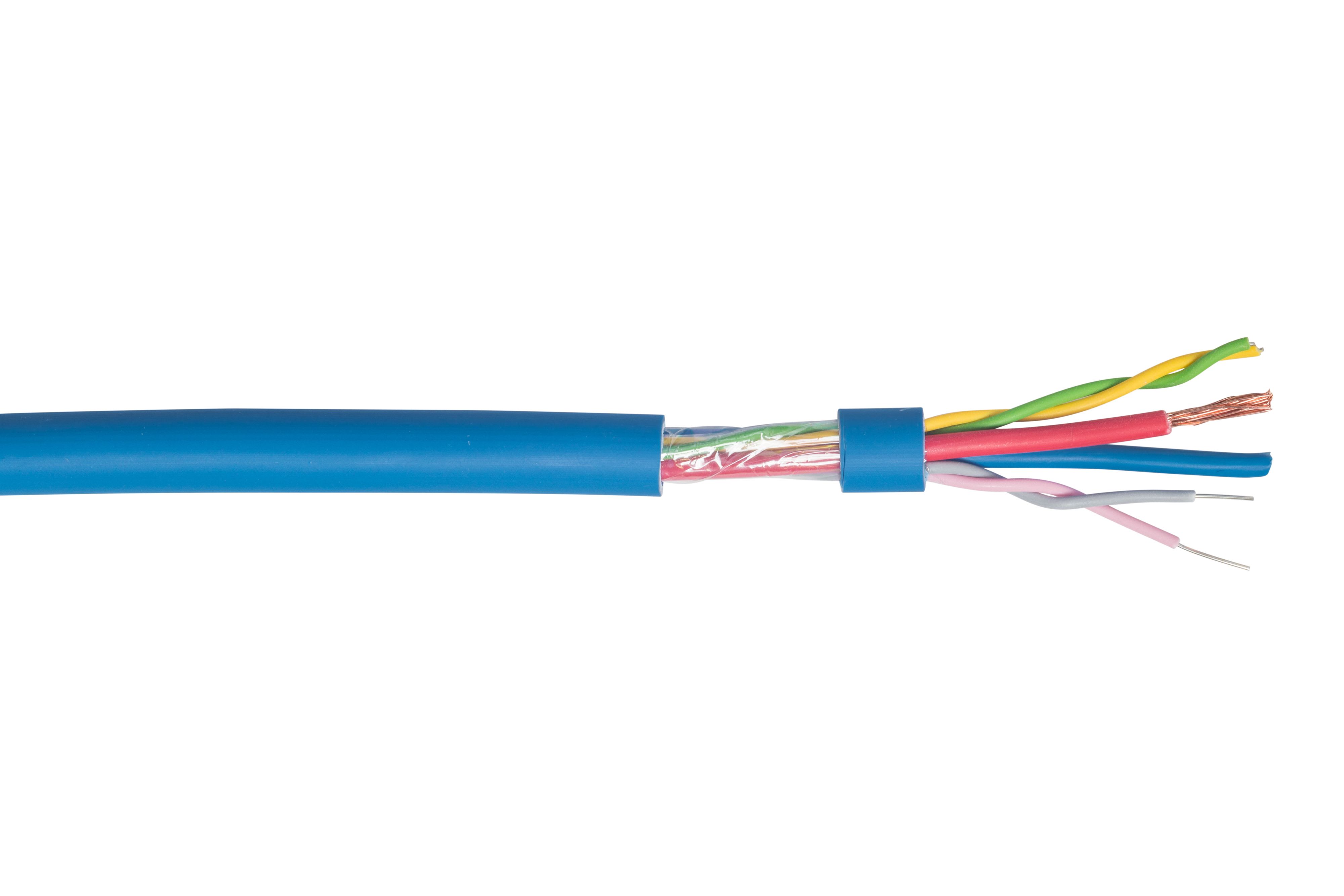 CAE Data - CABLE BLEU 2X1.5MM2 +2X2X5/10 LSZH T1000