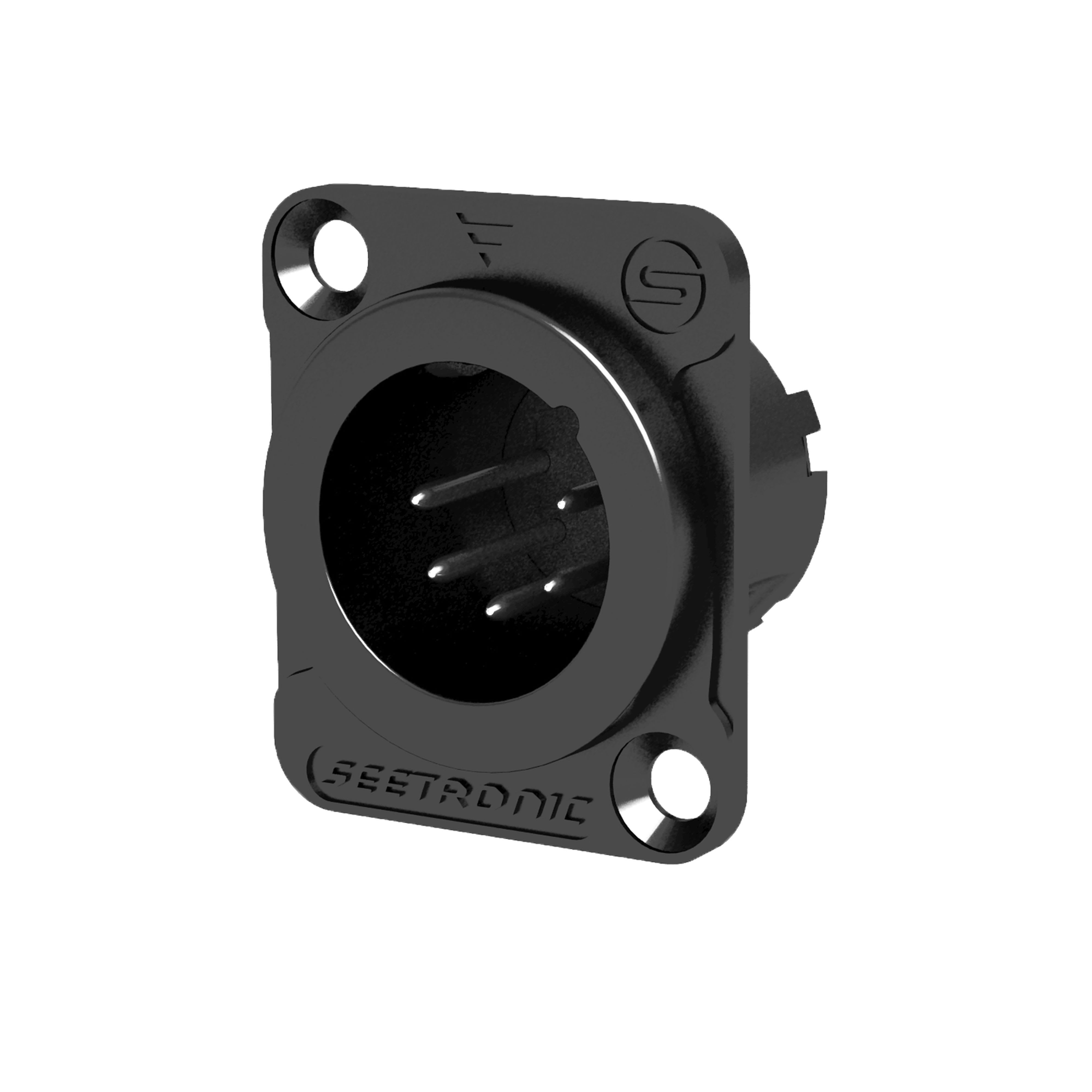 CAE Data - EMBASE XLR MALE 5 POINTS NOIR CONTACT ARGENT