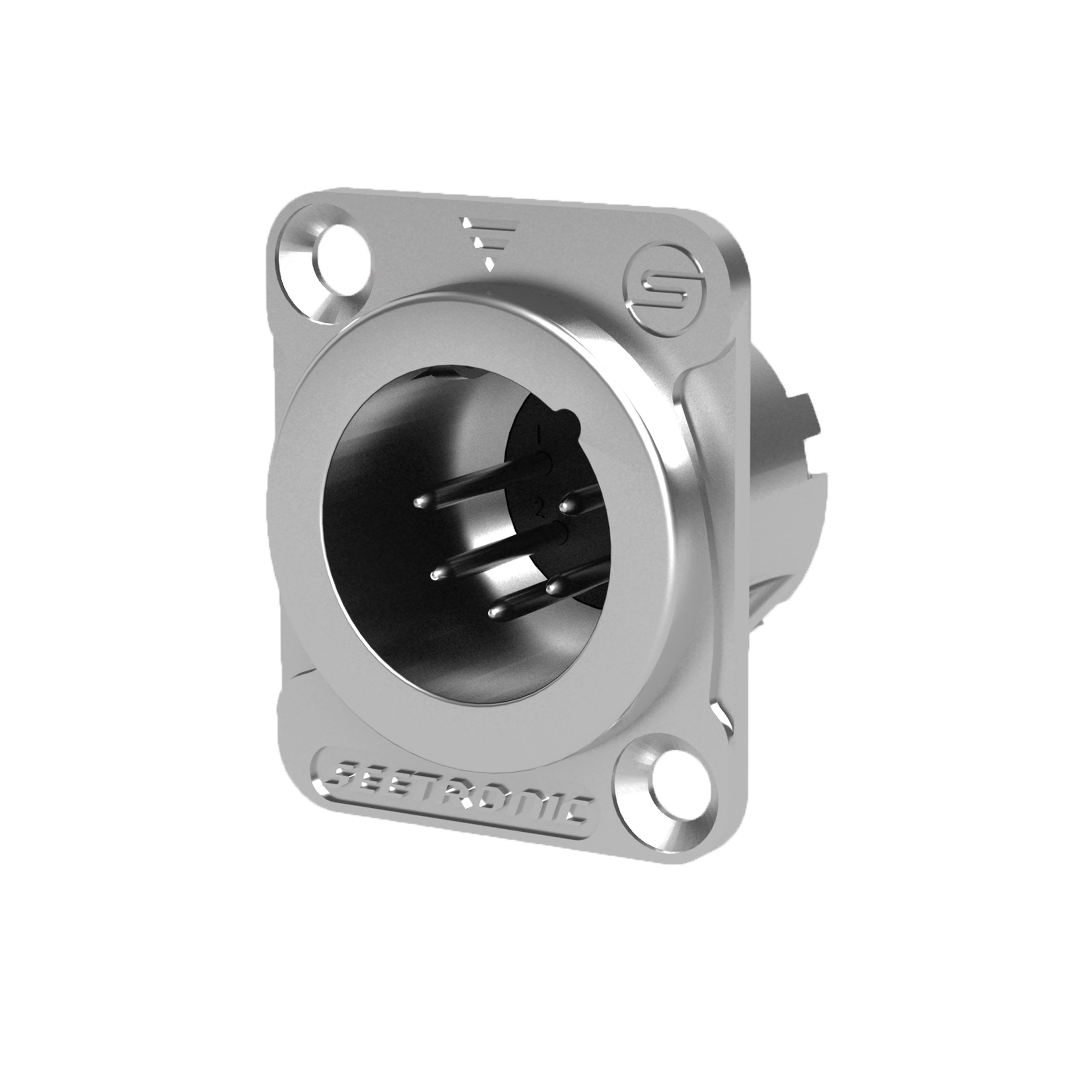 CAE Data - EMBASE XLR MALE 5 POINTS CONTACT ARGENT