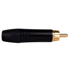 CAE Data - Connecteur RCA mâle noir - SEETRONIC
