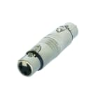 CAE Data - Adaptateur XLR femelle / XLR femelle - Corps métal - NEUTRIK