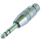 CAE Data - Adaptateur XLR mâle / Jack mâle Stéréo 6.35 mm - Corps métal - NEUTRIK