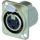 CAE Data - EMBASE XLR FEMELLE 3PTS SERIE D - SERIE XX