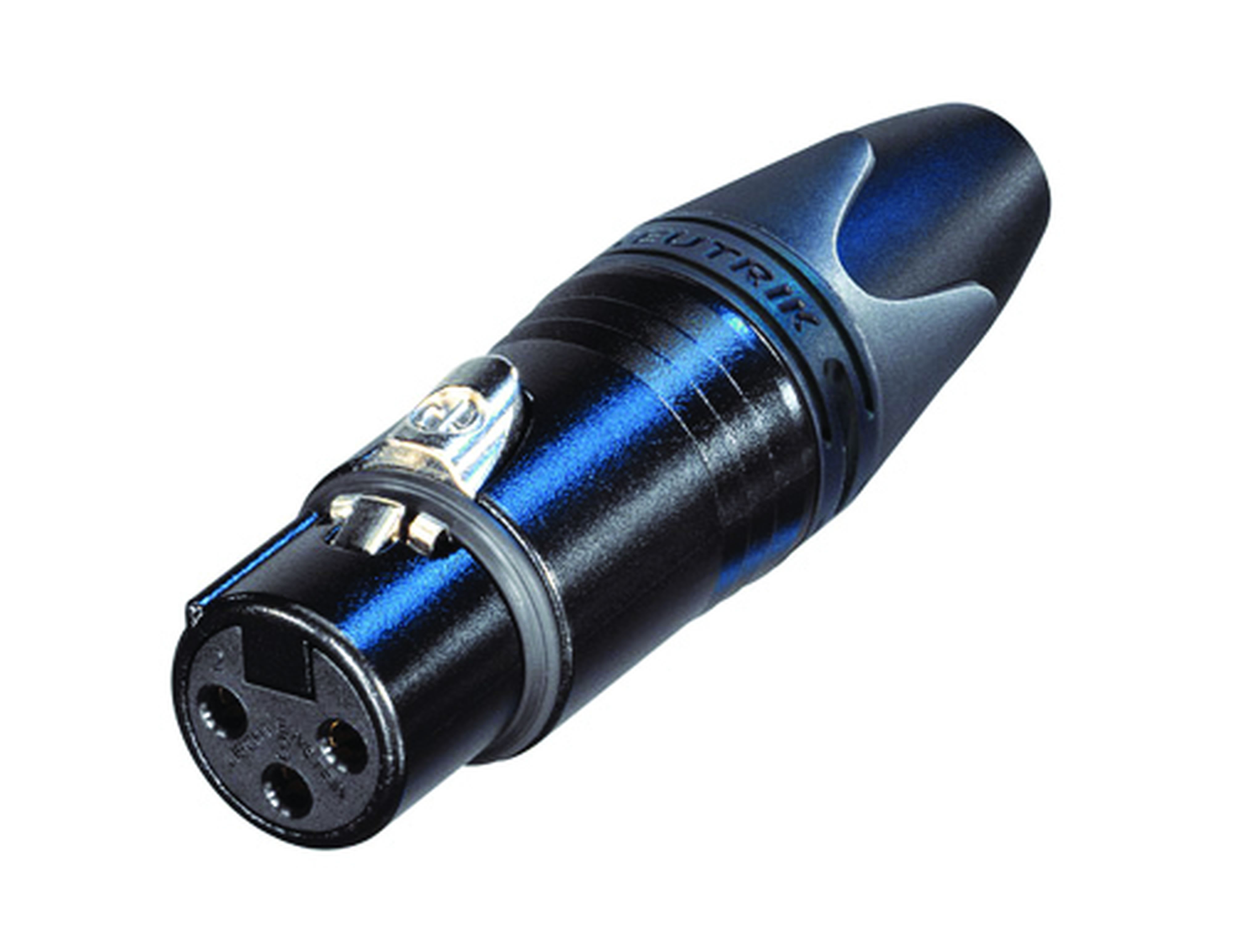 CAE Data - FICHE XLR FEMELLE 3 PTS SERIE XX - CORPS METAL NOIR