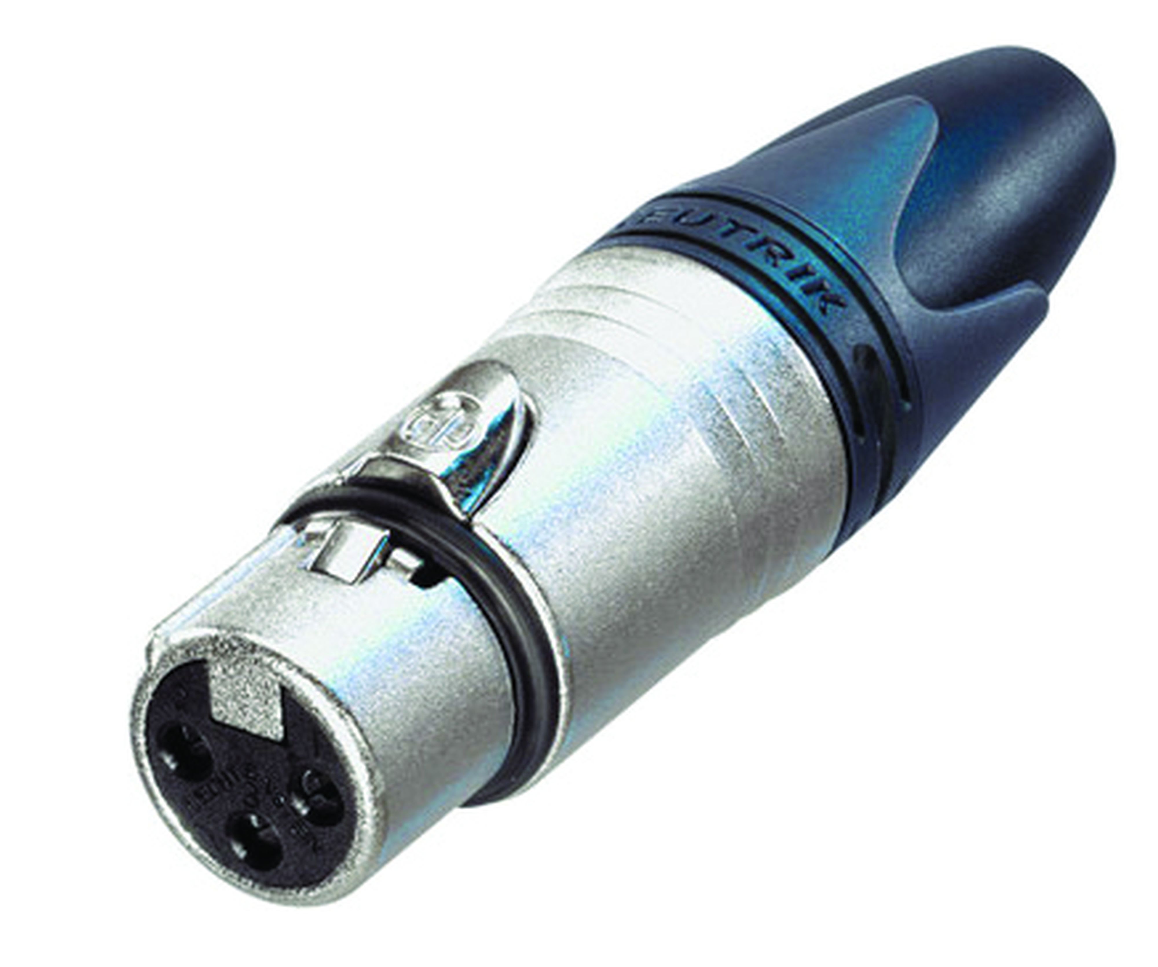 CAE Data - FICHE XLR FEMELLE 3 PTS SERIE XX - CORPS NICKEL