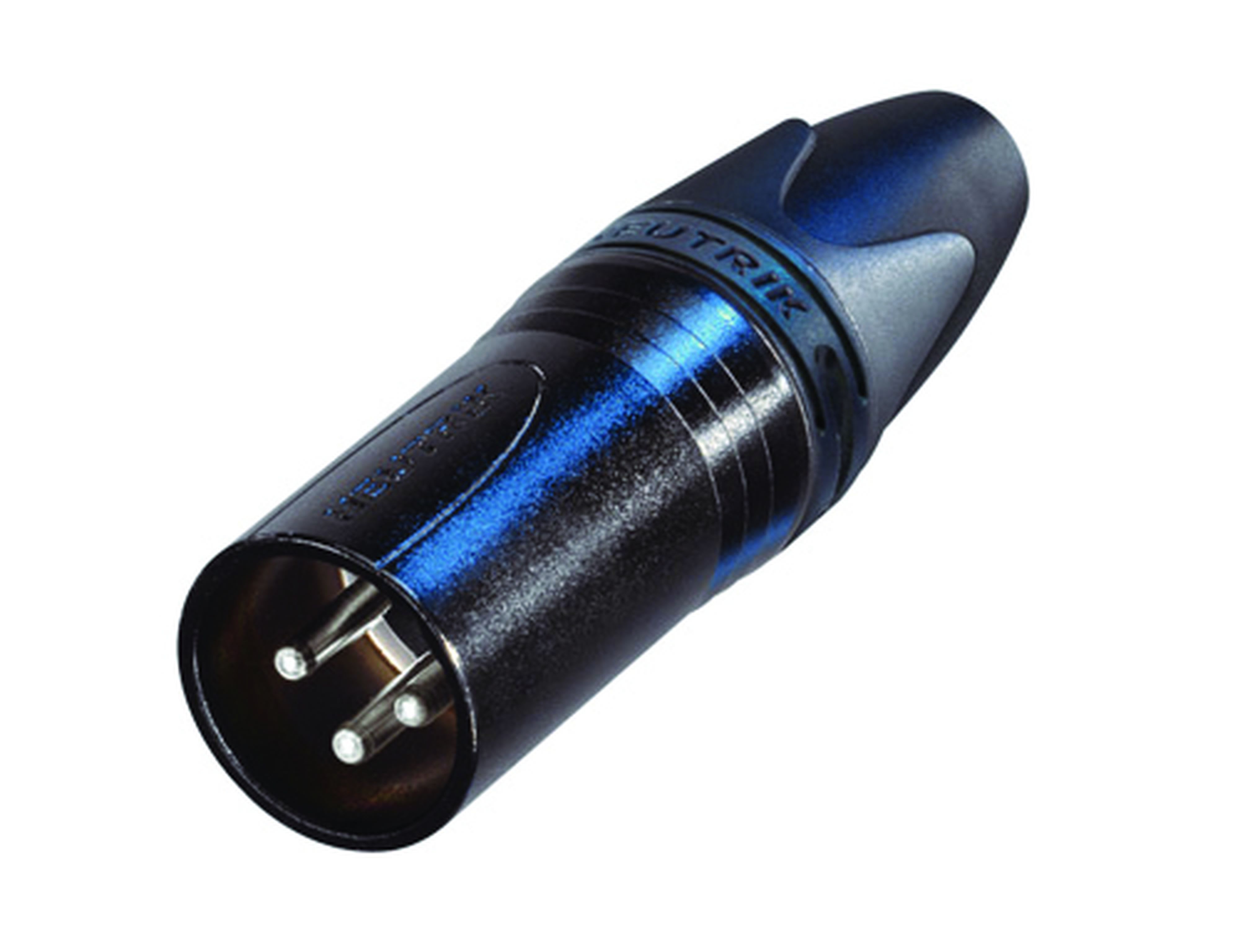 CAE Data - FICHE XLR MALE 3 PTS SERIE XX - CORPS METAL NOIR