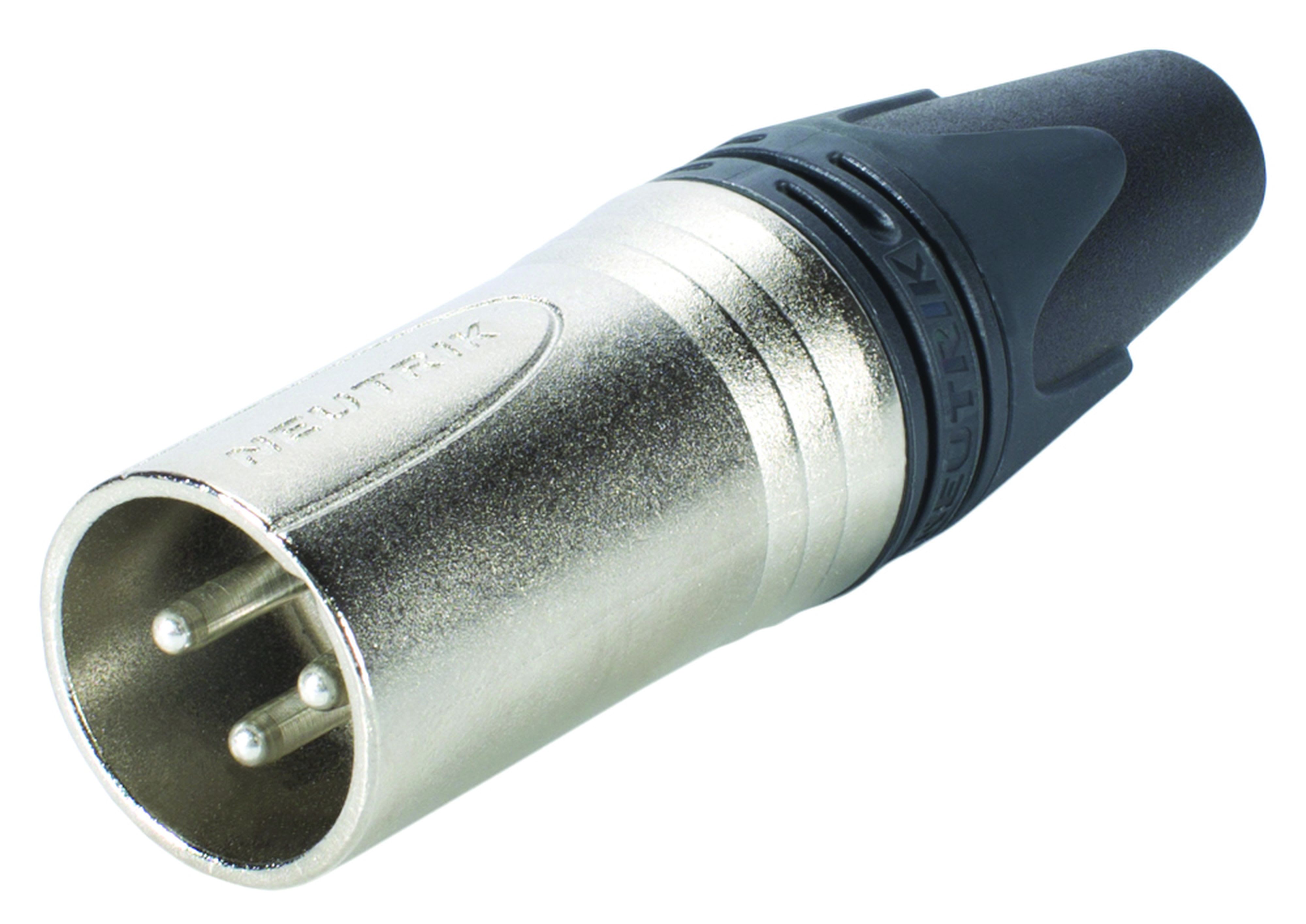 CAE Data - FICHE XLR MALE 3 PTS SERIE XX - CORPS METAL NICKEL NEUTRIK