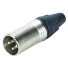 CAE Data - FICHE XLR MALE 3 PTS SERIE XX - CORPS METAL NICKEL