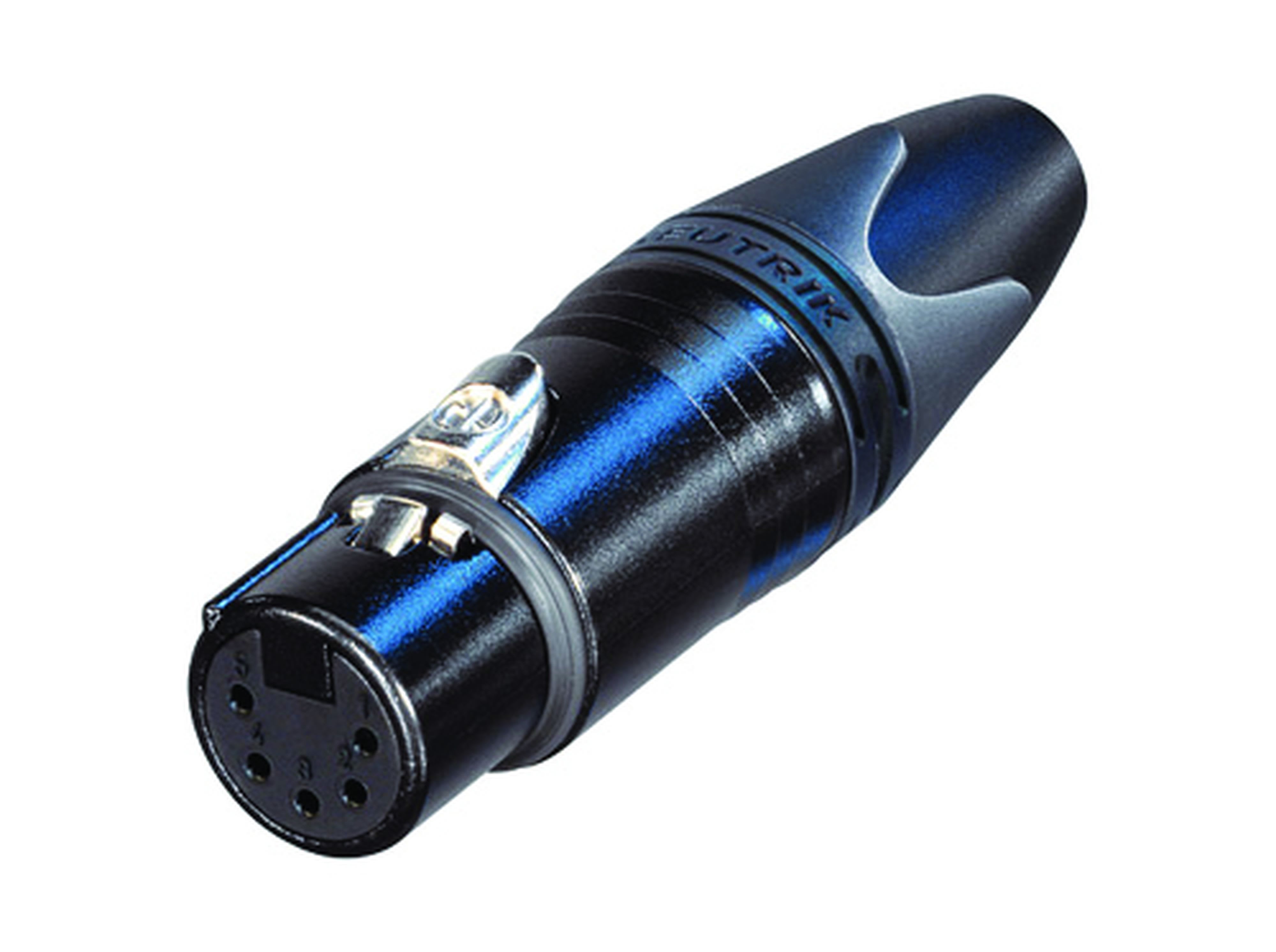 CAE Data - FICHE XLR FEMELLE 5 PTS SERIE XX - CORPS METAL NOIR